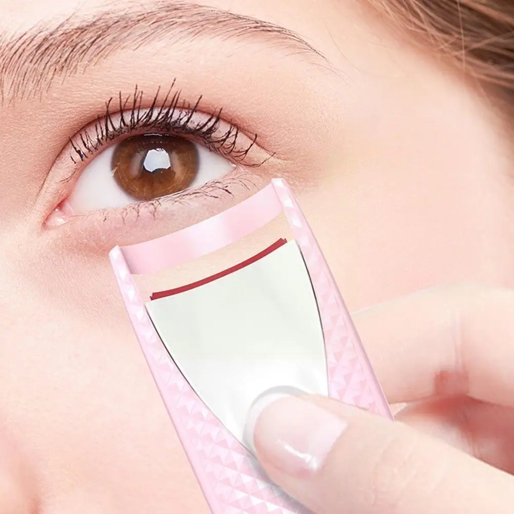 

Mini Makeup Electric Heated Eyelash Curler Portable Curler Natural Curler Lash Long-lasting Shaping Eyelash Perm Tools Arc D3c6