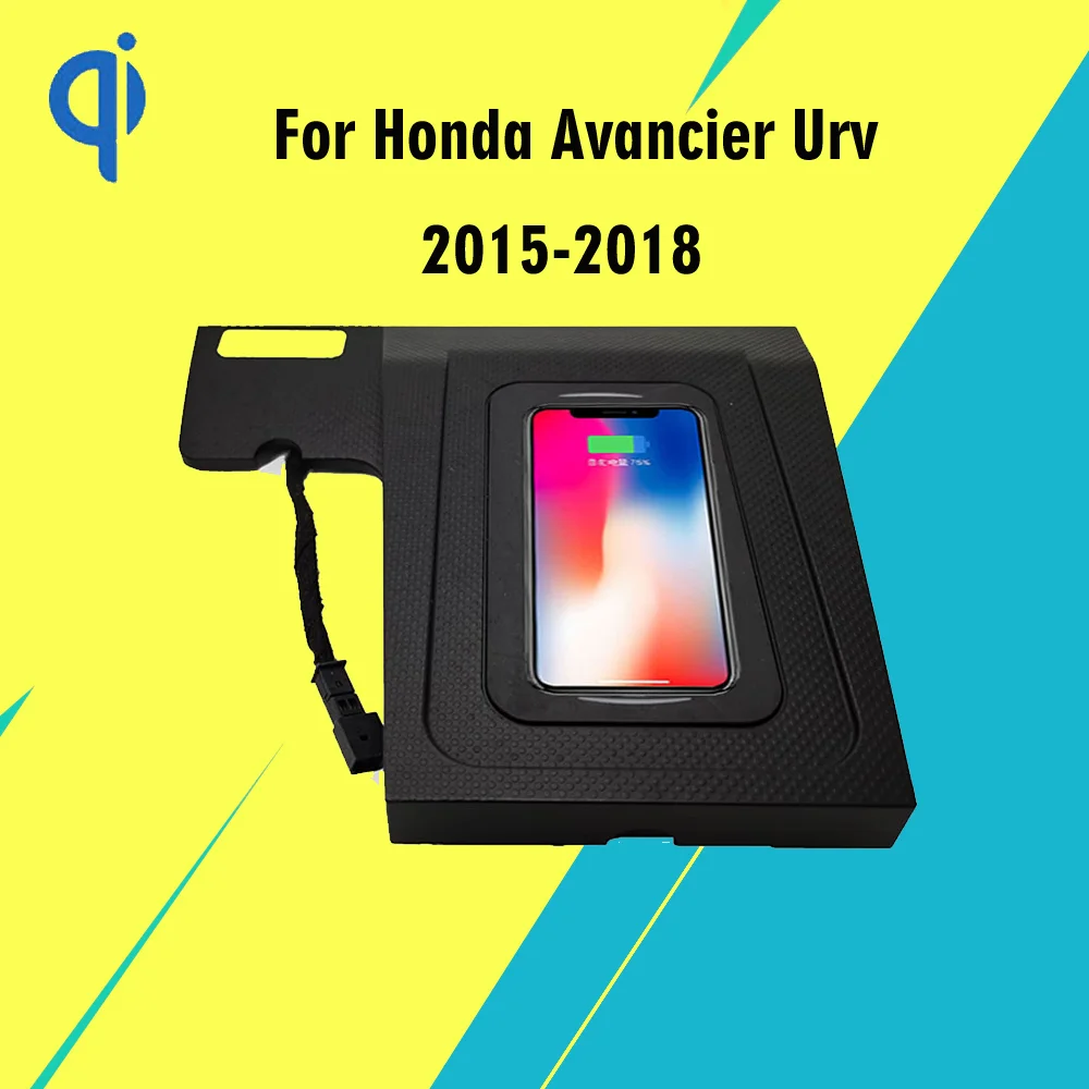 

Car Wireless Charger For Honda Avancier Urv 2015-2018 Center Console 15W Fast Charging Pad Android Iphone Holder Case Plate