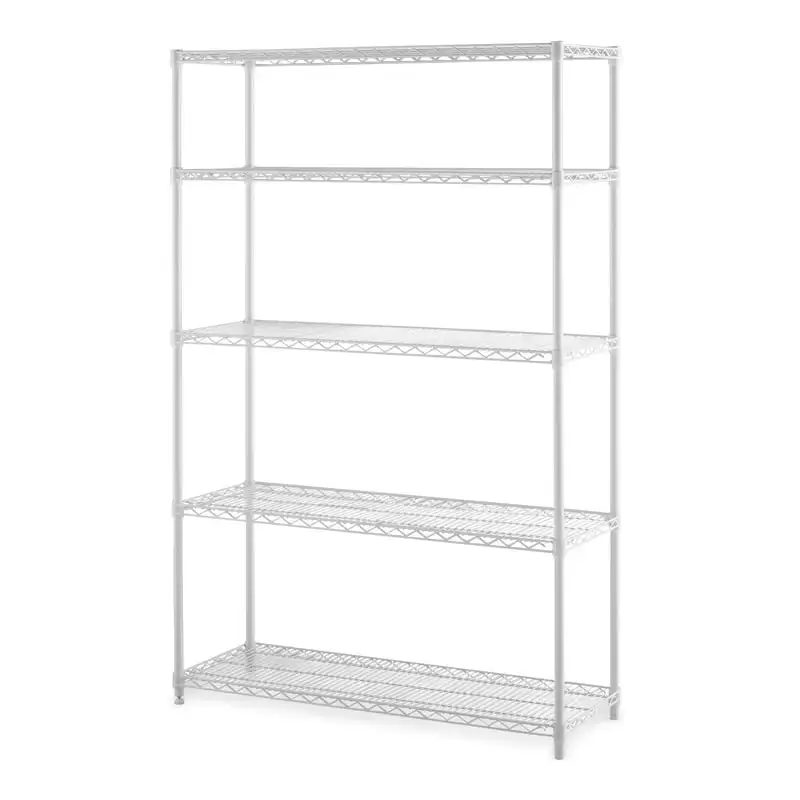 

Duty 5 Tier Wire Shelf, White, 3000 lb Capacity