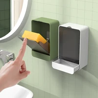 2 pack bar soap holder keep soap bars dry container dust proof wall mounted soap dish holder for shower bathroom supplies