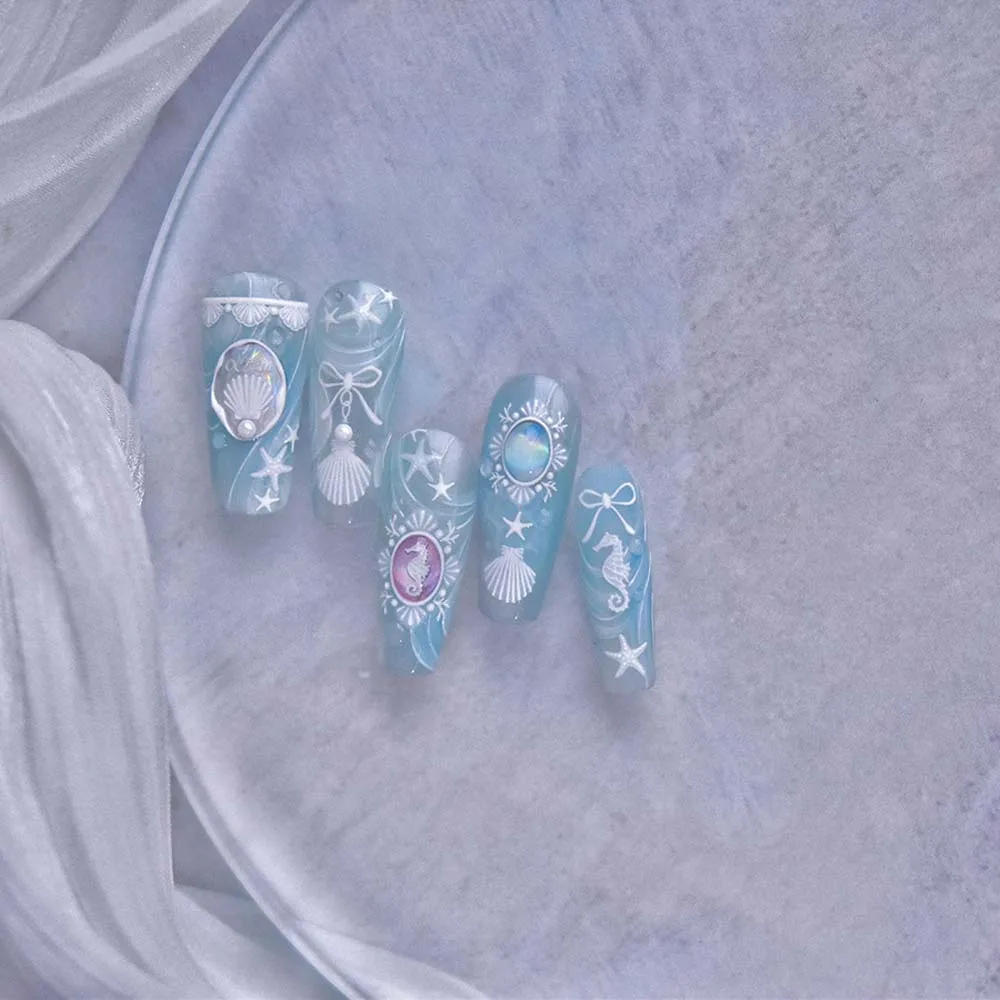 Наклейки для ногтей Conch Star Ocean морская медуза звезда океан наклейки аксессуары
