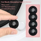 4 шт., силиконовые амортизирующие наклейки на автомобильные капоты