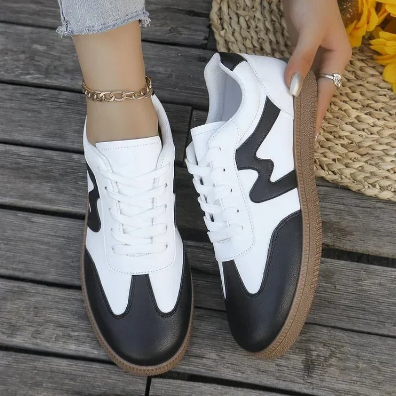 Новинка модная женская повседневная спортивная обувь на плоской подошве