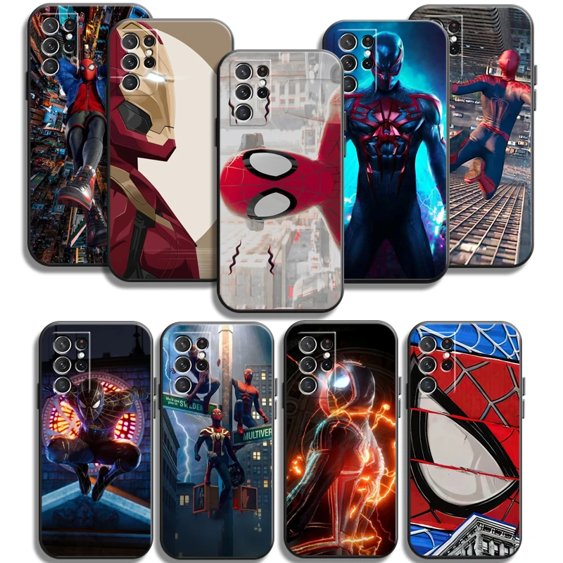 

Marvel Spiderman Phone Cases For Samsung Galaxy A31 A32 A51 A71 A52 A72 4G 5G A11 A21S A20 A22 4G Coque Soft TPU Carcasa
