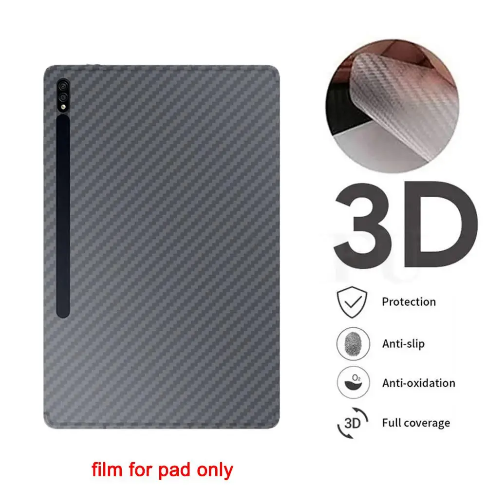 Для Tab S9 Plus Ultra 14 6 S8 Back S7 Fe Film Fiber S6 Carbon Lite Rear A7 A8 10 4 S0v9