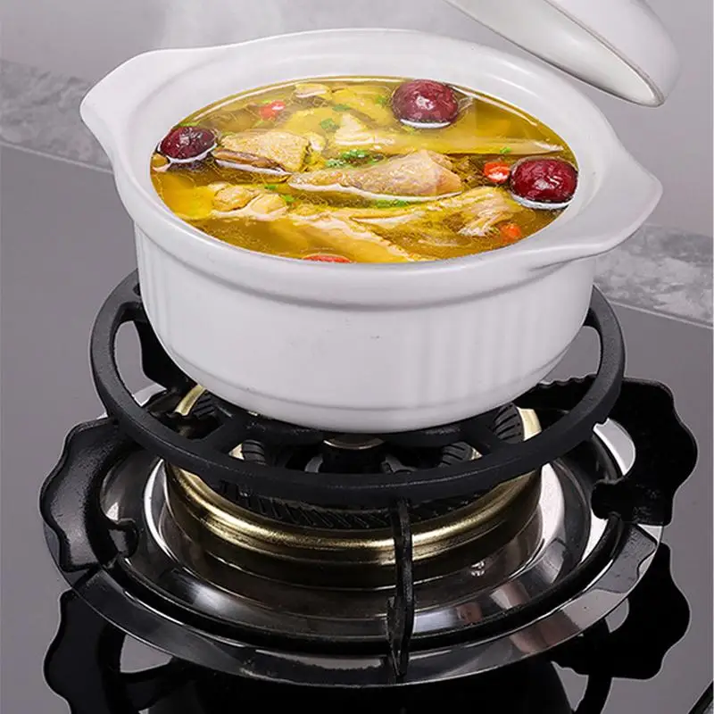 Редуктор кольца для плиты Вок Кронштейн Подставка вока Чугунное опорное кольцо