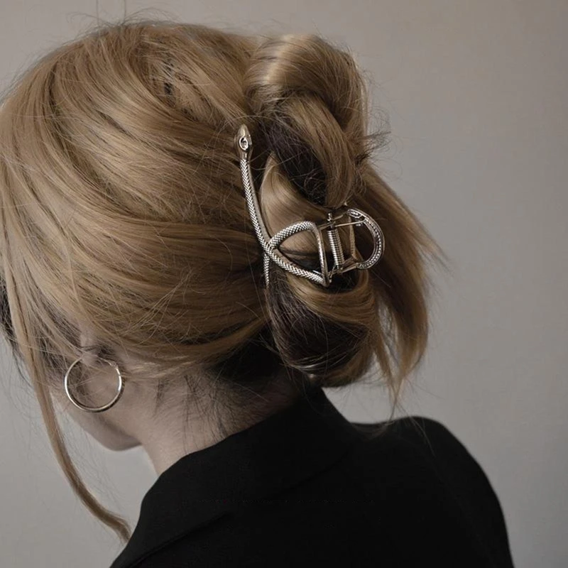 

Заколки для волос в форме змеи, заколка для волос из сплава, нежные заколки для волос, Нескользящие