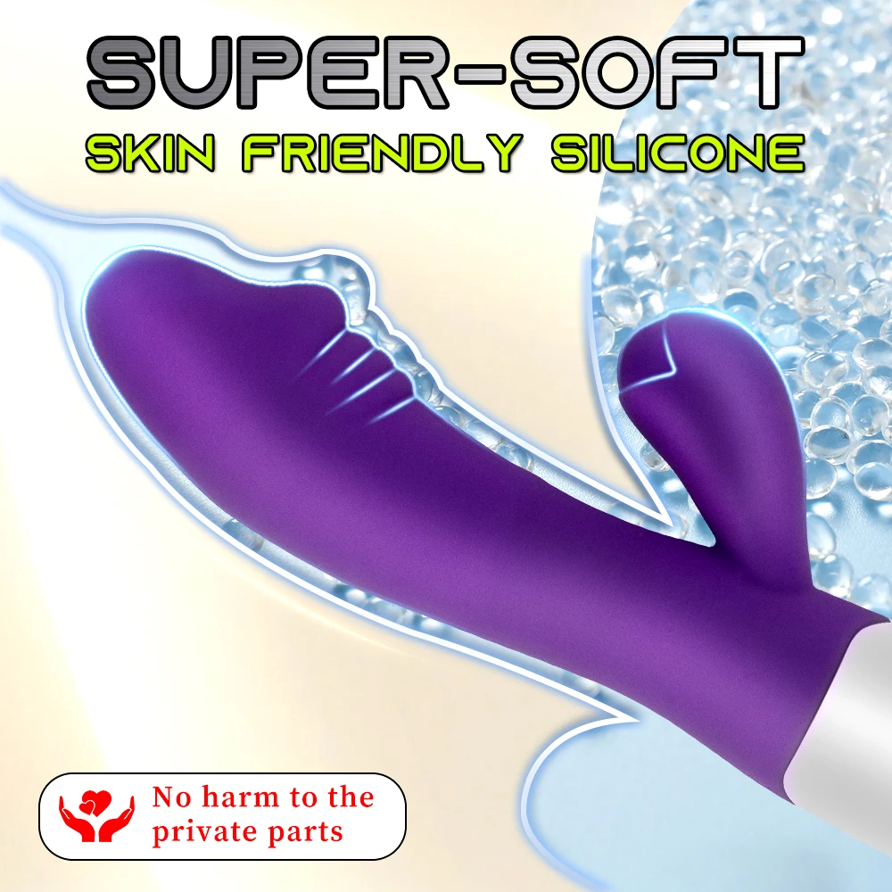 Вибратор-Кролик для точки G секс-игрушка женщин фаллоимитатор массажер клитора