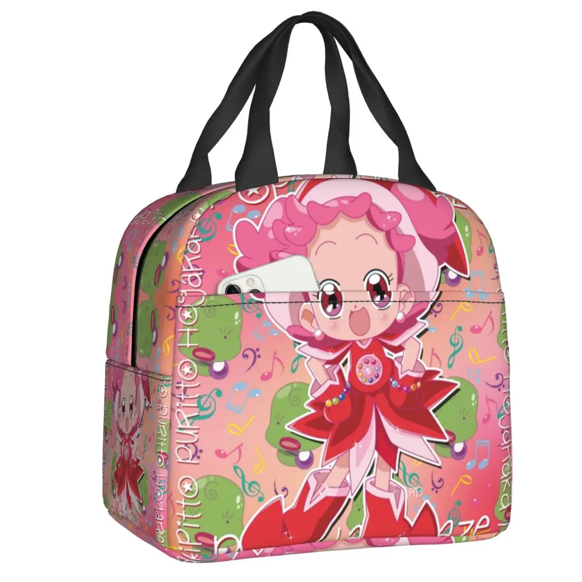 

Термоизолированные ланч-пакеты Ojamajo Doremi для женщин, волшебная девушка, Портативный Ланч-контейнер с анимацией, школьная многофункциональна...