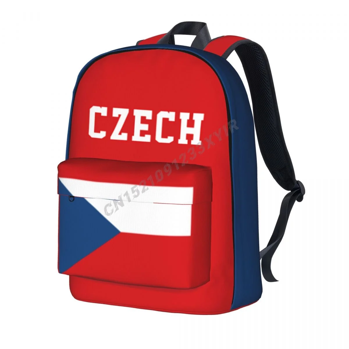 Рюкзак унисекс флаг Чешской Республики школьная сумка с чешским стежком