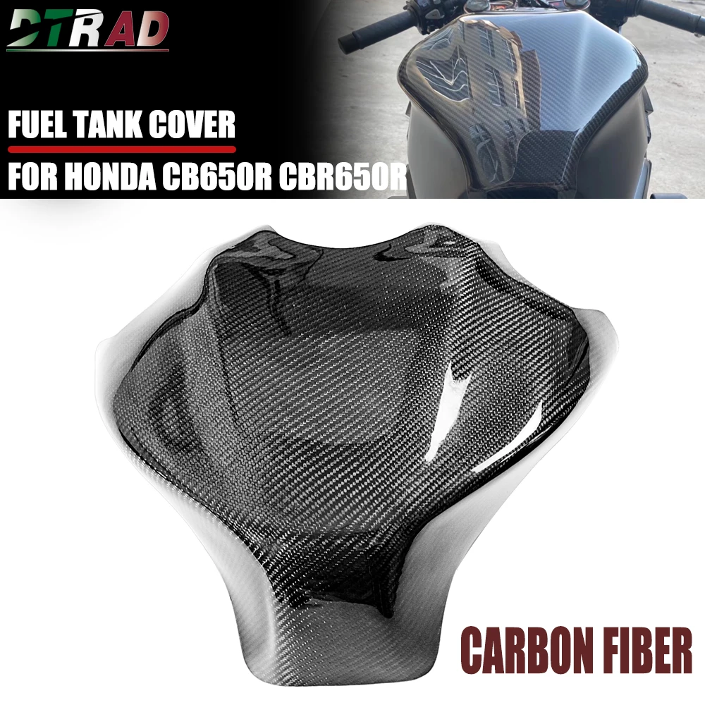 

Аксессуары из углеродного волокна для HONDA CBR650R CB650R 2019-2022, передняя крышка топливного бака мотоцикла, удлиненный комплект обтекателей CBR CB 650R
