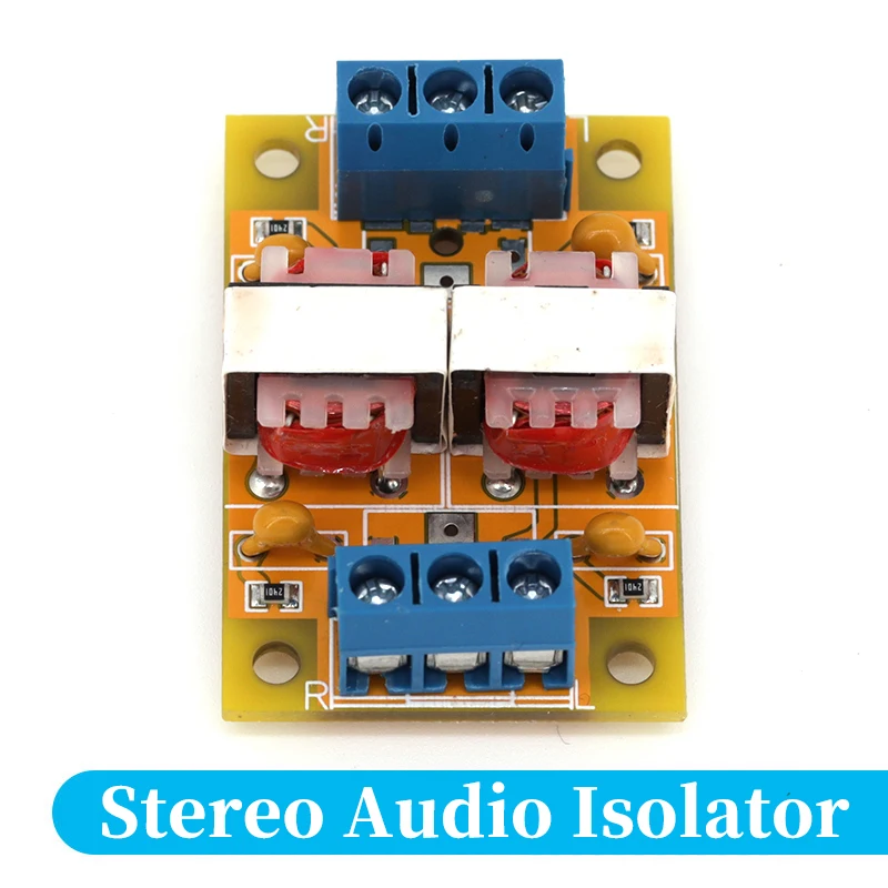 

1-10 шт. XH-M372 стерео/аудио изолятор, общее подавление заземления, модуль шумоизоляции, трансформаторный соединитель