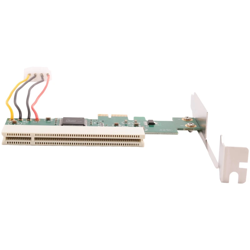PCIE к PCI адаптеру Express X1 плата расширения ASM1083 чипсет с 4-контактным разъемом