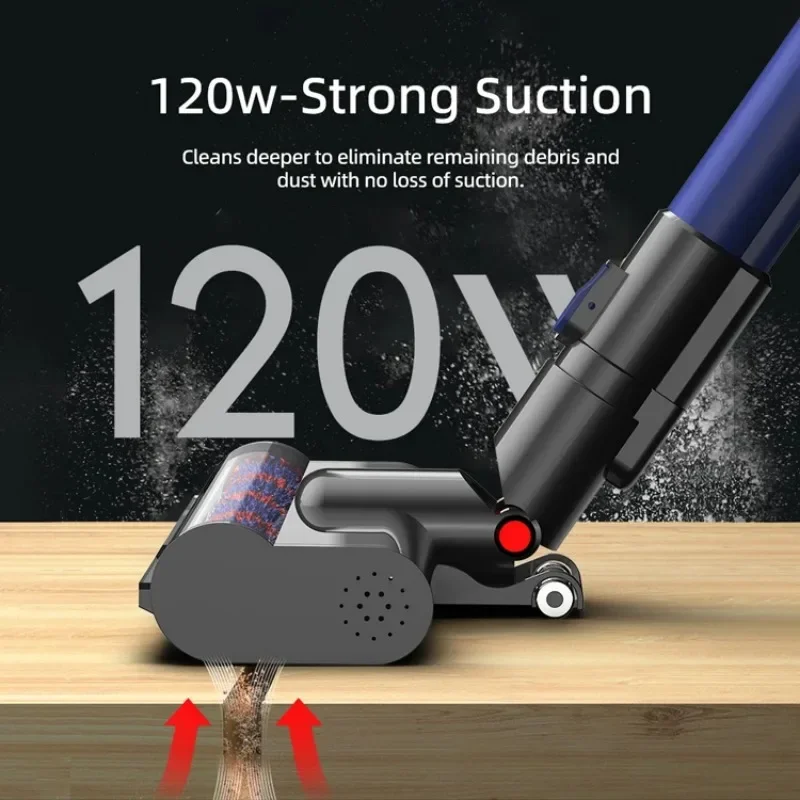 Портативный беспроводной ручной пылесос с сильным всасыванием