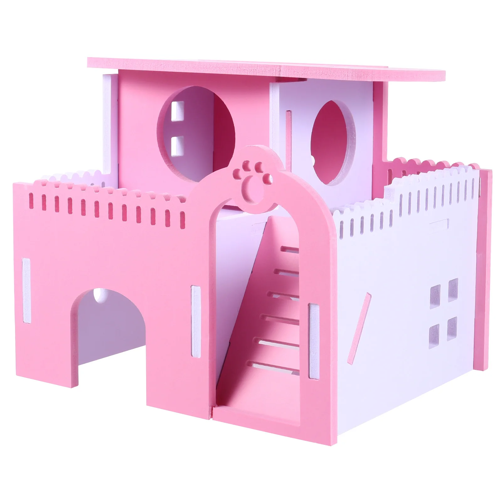 

Bunny Toys Rabbits Hamster Bedding Hides Rabbit Chew Toys Small Animal House Hamster Cage Accessories Wooden Rat Hideout