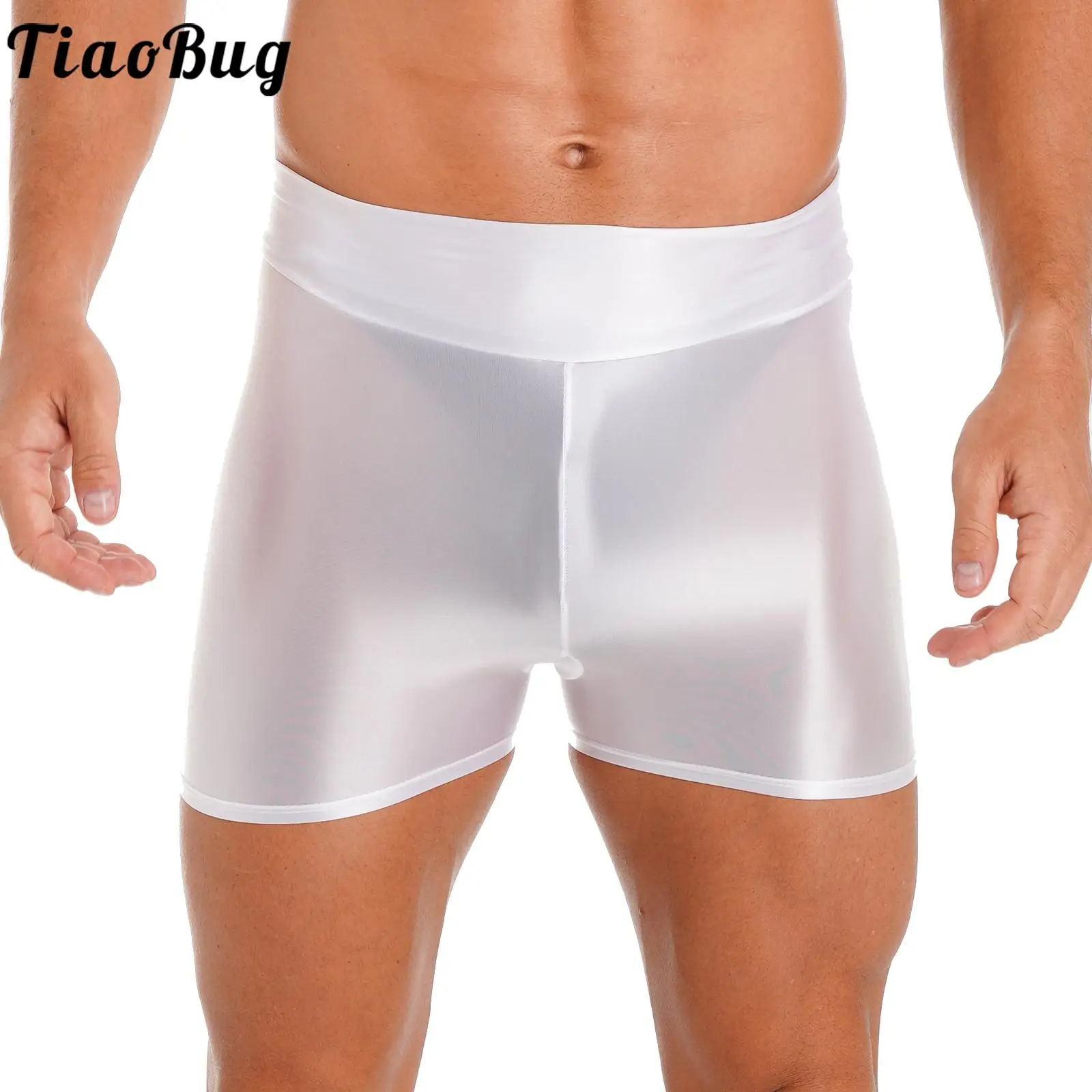 

Мужские однотонные глянцевые плавательные шорты, плавки, гладкие эластичные леггинсы, спортивные штаны для спортзала, йоги, серфинга, шорты