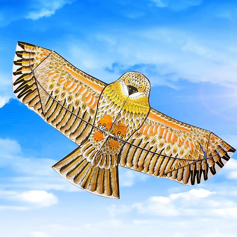

Flat Eagle Kite With 30 Meter Kite Line Children Flying Bird Kites Windsock Outdoor Toys Garden Cloth Toys For Kids Gift