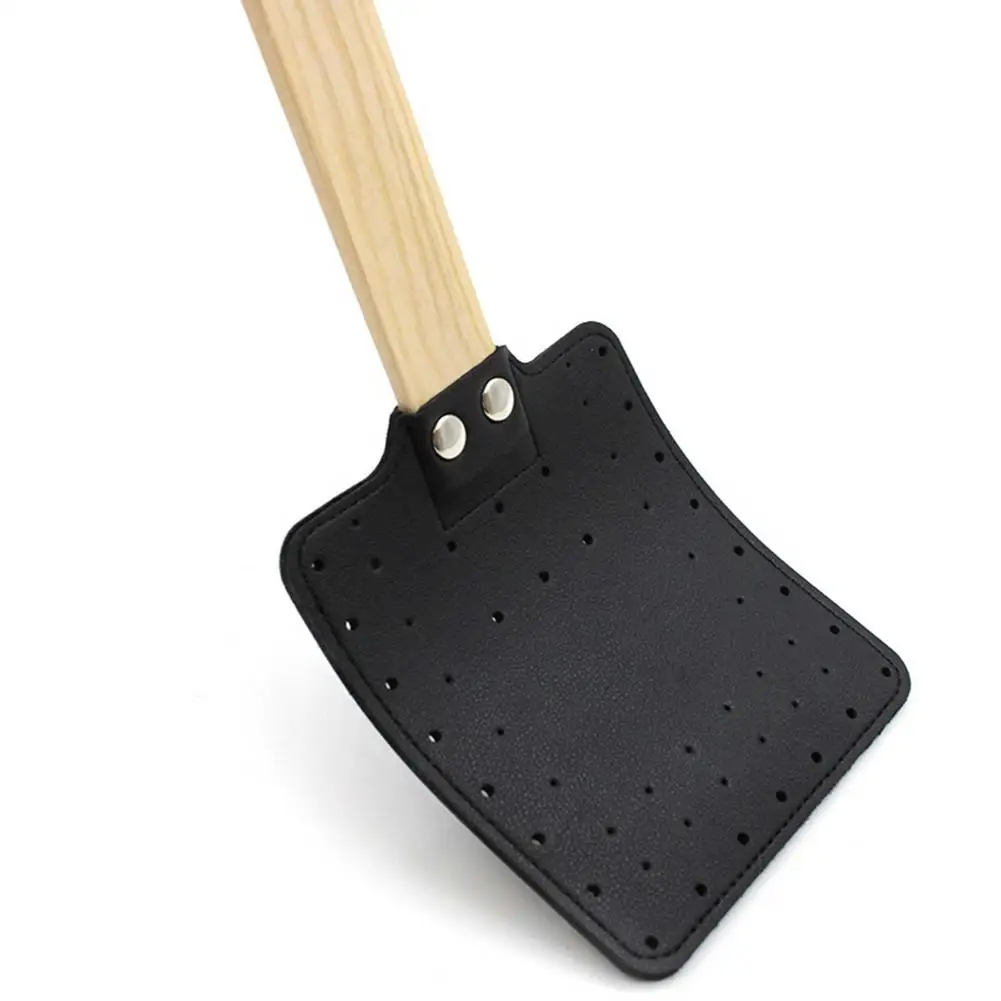 

Leather Flyswatter Fly Swatters Swatter Mosquito Pest Control Insect Killer Easy Use Bug Pad Leather Fly Swatter