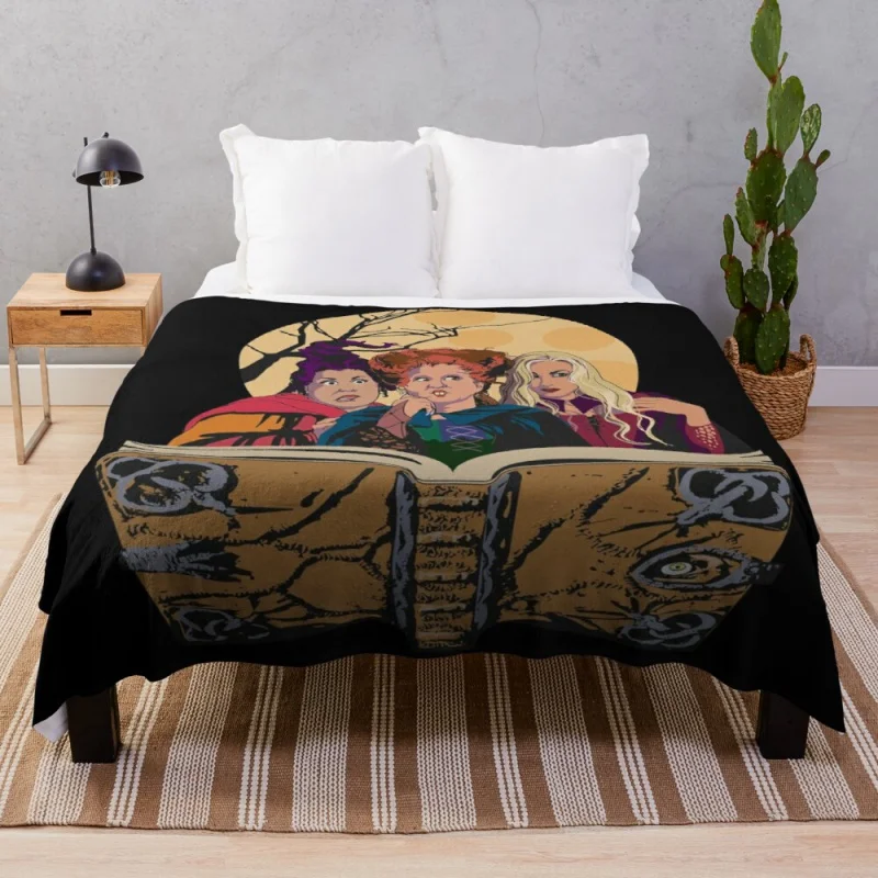 

Hocus Pocus Sanderson Sisters Throw Blanket Moving Blanket