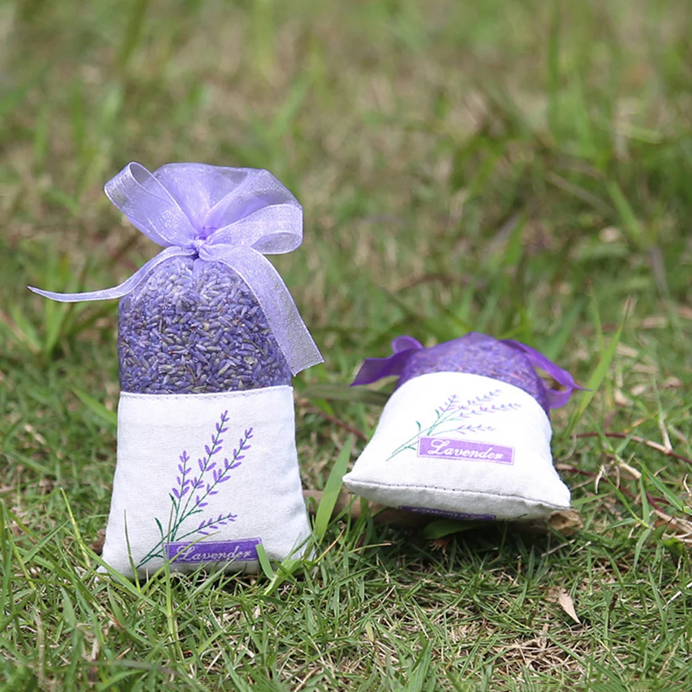 

20pcs Empty Sachets Bag Drawstring Sachets Bag Lavender Sachet for Clothes Flower ( Dark Purple )