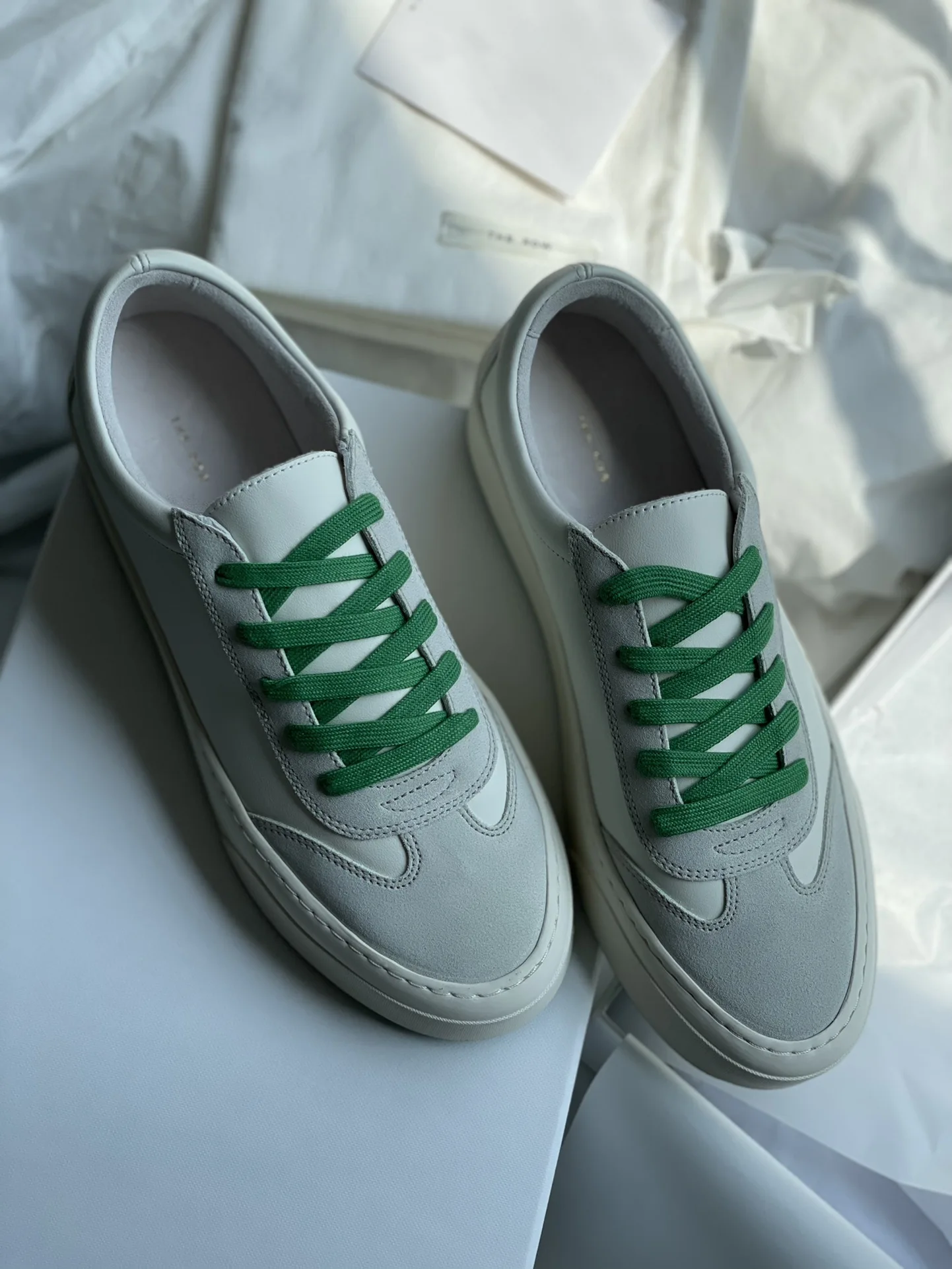 Women Shoes The Marley Leather Suede Sneakers Real Photos