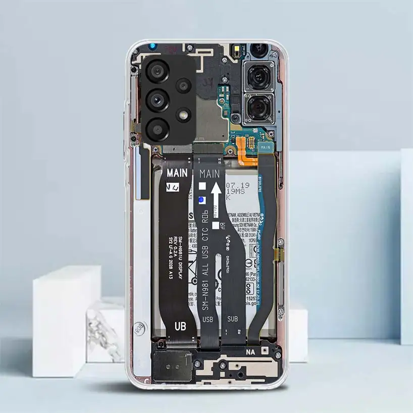 Мягкий чехол с забавным рисунком для материнской платы Samsung Galaxy A52 A53 A54 A12 A13 A14