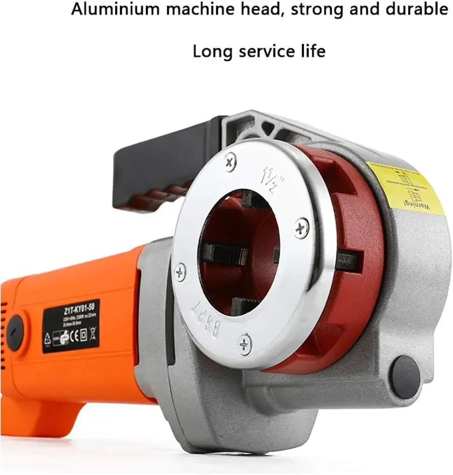 Портативный электрический нарезной станок для труб NPT 1/2 3/4 1 1-1/4 дюйма P30A 2000 Вт