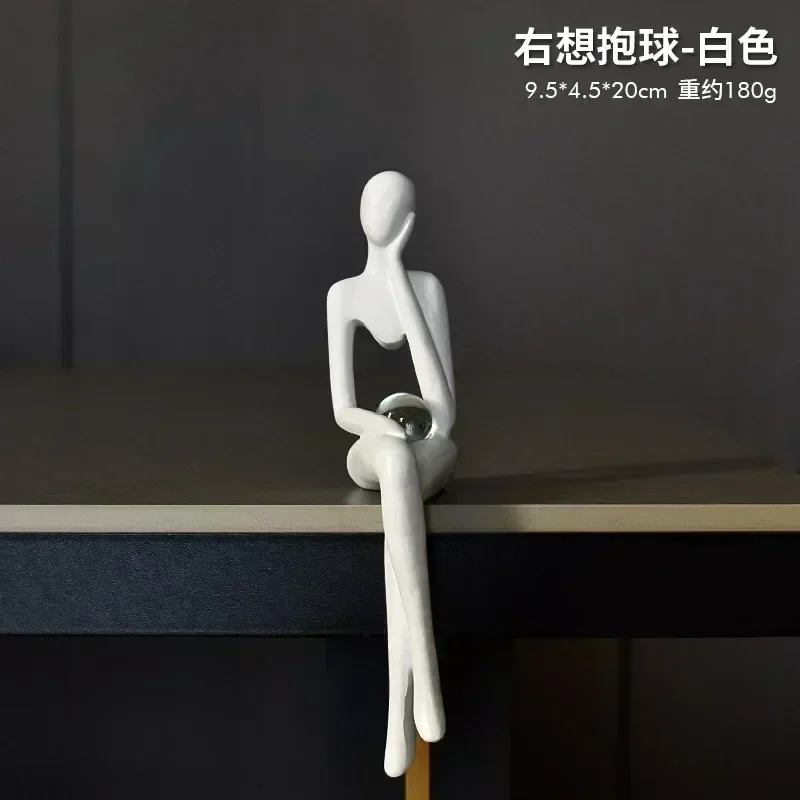 

Статуэтки для интерьера, современное украшение дома, абстрактная скульптура, декор для гостиной, аксессуары для стола, Золотая фигура, статуя