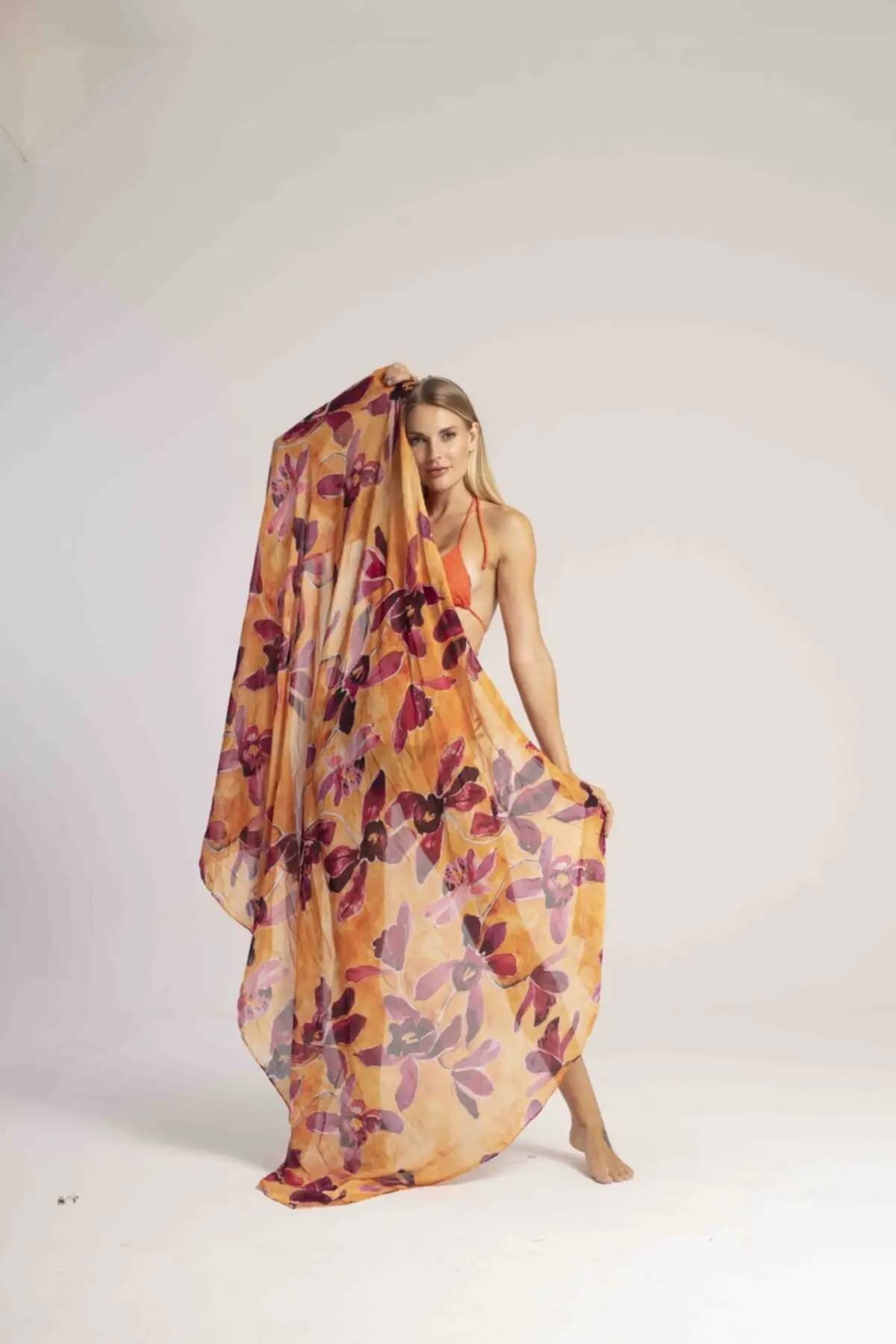 

Women's Pareo Maxi Swimwear Cover Up Dress Sexy Tunic Suit Beachwear Female Beach Bikini Cover Loose Mini Dress