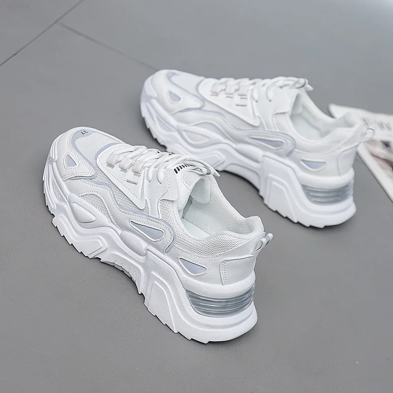 Dad Shoes Women's 2022 Spring and Autumn New Trendy Student Heightening Sneakers Running Casual Breathable Women Shoes