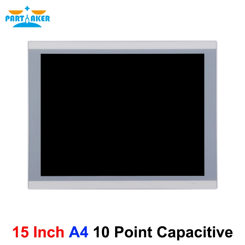 15 Inch LED Industrial Panel PC 10 Point Capacitive Touch Screen Intel J1900 J6412 I3 I5 All In One Computer Front Panel IP65