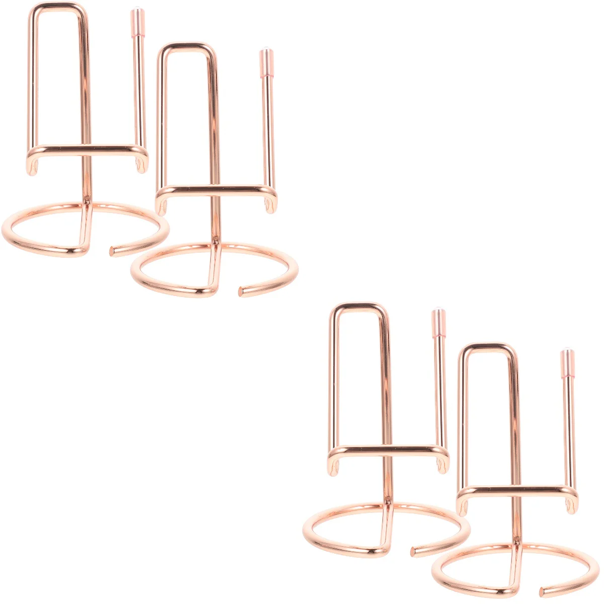 

4 pcs Stand Iron Stand Holder Office Storage Rack