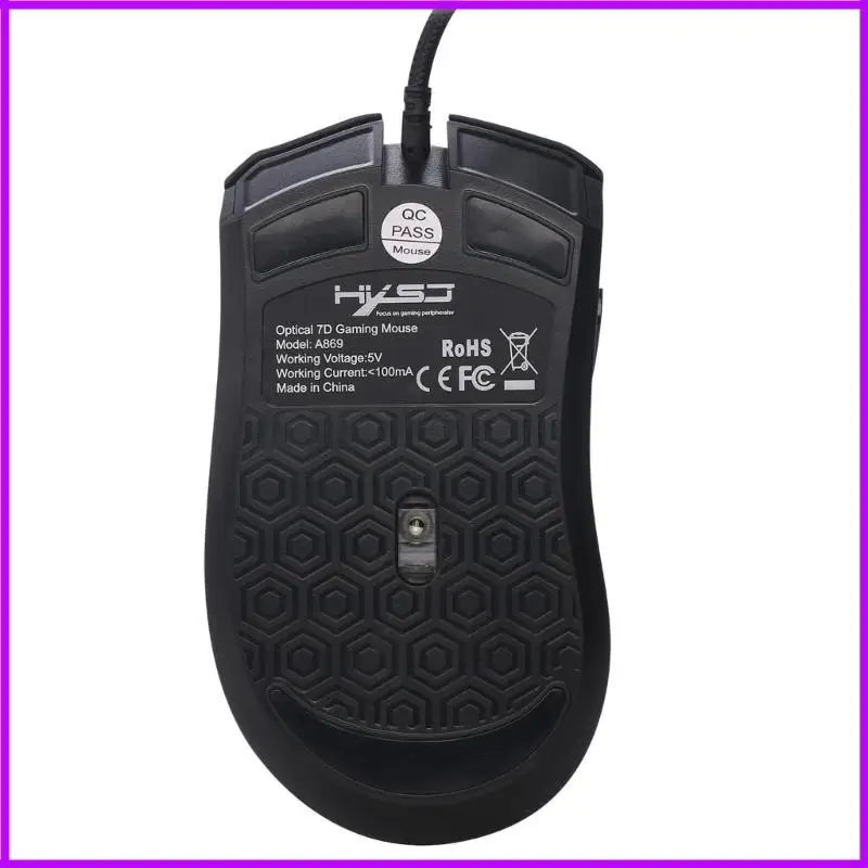 Фото Ультракомпактная 61 клавиша RGB Mini клавиатура, 3200 DPI Optical Mouse для ПК №5