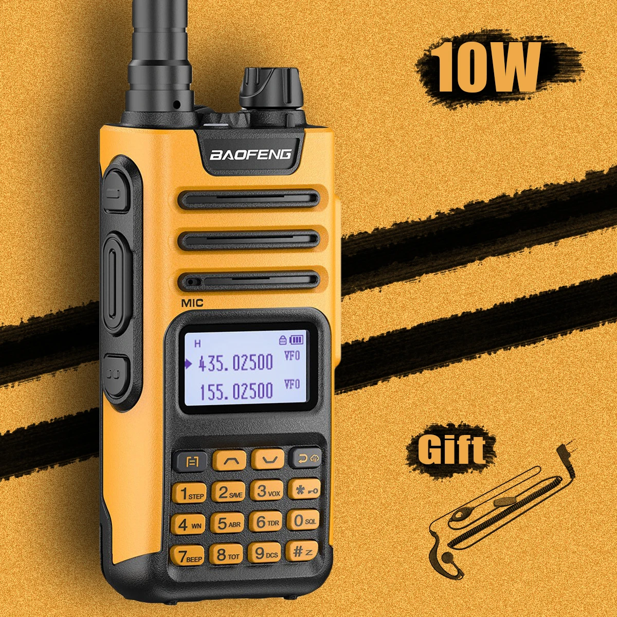 Bao feng UV-13PRO walkie talkie long range amateur radio two way radios powerful Wireless set Push-button phone for hunting