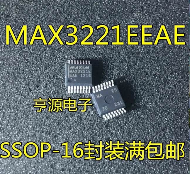 

10pieces MAX3221 MAX3221EEAE MAX3221E SSOP16 New and original