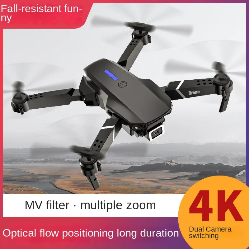

E88 model UAV 4K HD dual camera aerial camera four axis folding remote control aircraft drone 4k profesional 4k camera drone