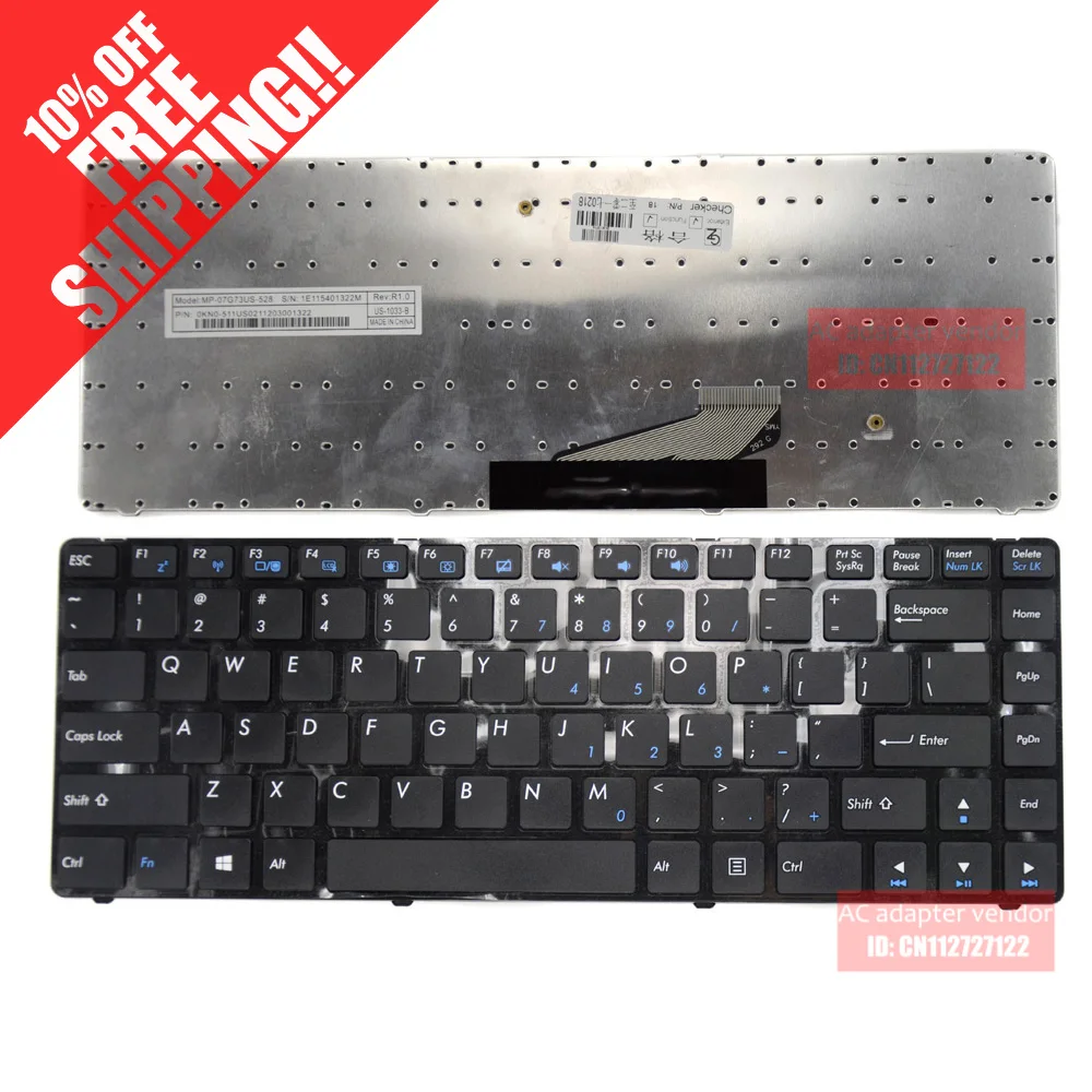 Новая замена английской клавиатуры для ноутбука Haier Jane 7G 7G-2 7G-3 SL