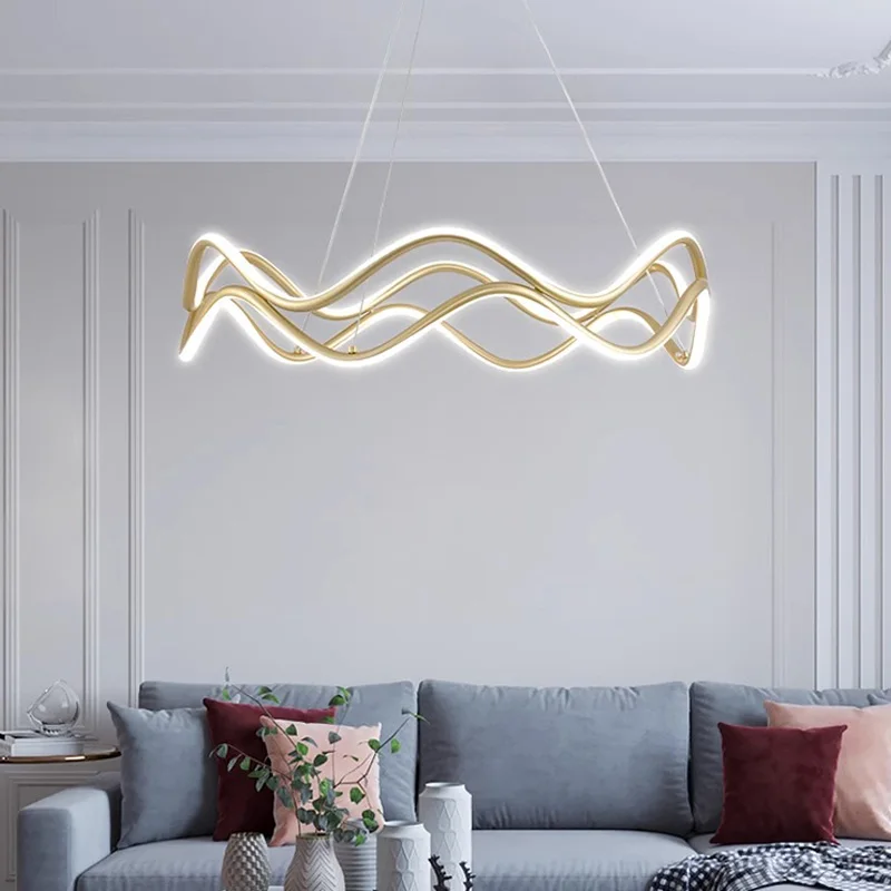 AiPaiTe светодиодный Скандинавская круглая итальянская подвеска золотистая/черная