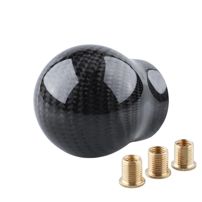 

Автомобильная ручка переключения передач из углеродного волокна, рычаг переключения передач с обратным подъемом, ручка ручного рычага переключения передач, модификация, аксессуар, универсальная посадка