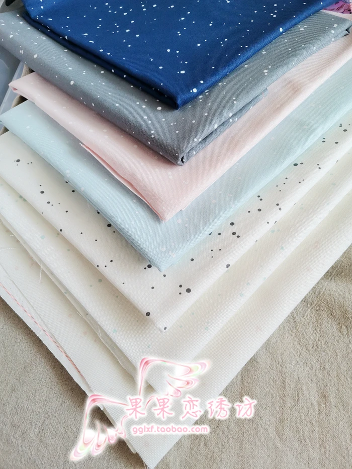 Немецкая ткань ZW 3984 32ct хлопчатобумажная для вышивки крестиком вышитая в горошек