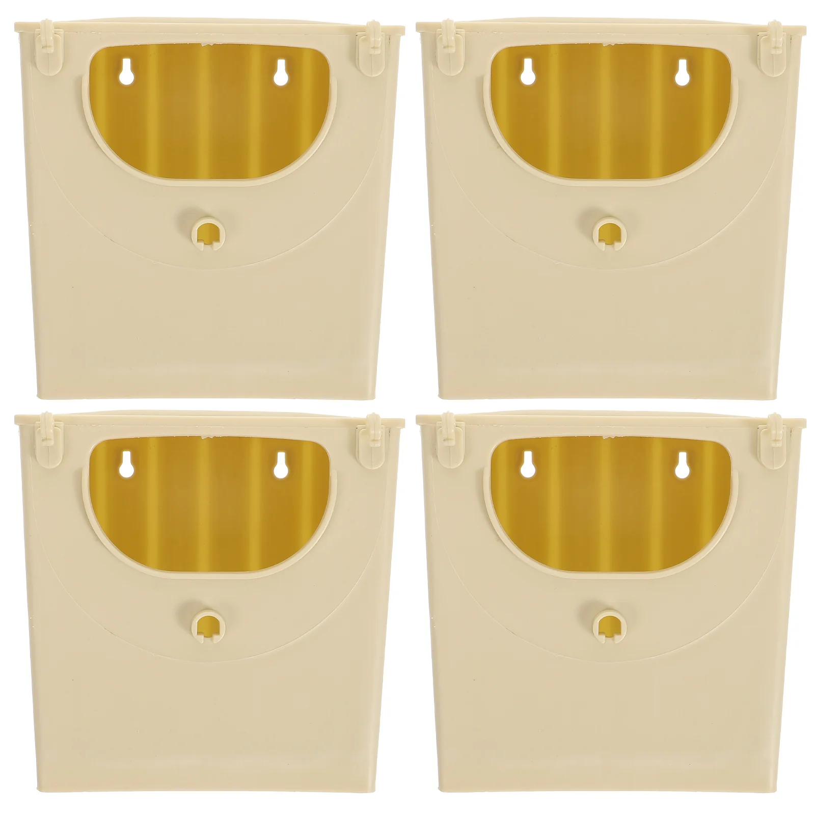 

4 Pcs Parakeet Bird Breeding Box Plastic House Case Small Animals Pet Supplies Hut Hanging Cage