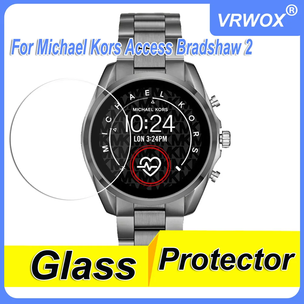 

2.5D Tempered Glass Protective Film For Michael Kors Access Bradshaw 2 Smart Watch Screen Protector Cover Smartwatch Protection