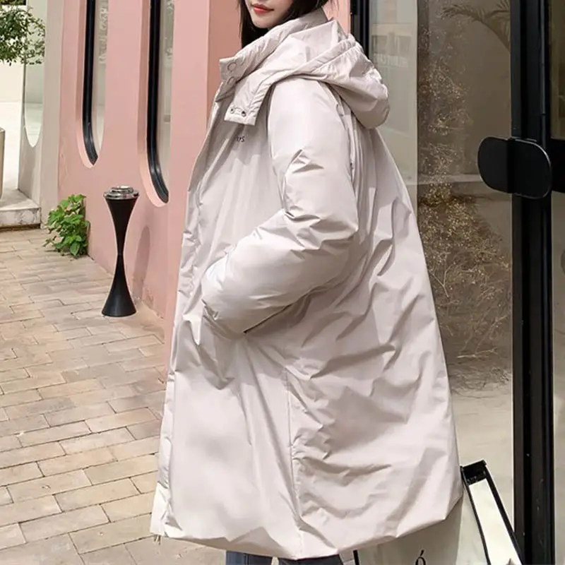 Women's Mid-length Coat Cotton-padded Jacket Korean Style Padded Jacket Loose Pie To Overcome 2022 New Winter Down Padded Jacket