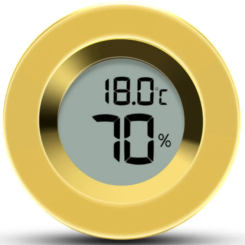 2 в 1 гигрометр для сигар термометр круглый измеритель влажности монитор