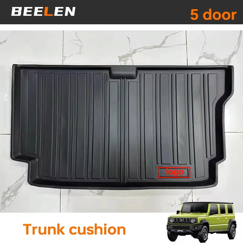 

5 дверей для Suzuki New JIMNY 2023 2024 5-дверный автомобильный коврик в багажник TPE, коврик для багажника, защитный коврик для багажника