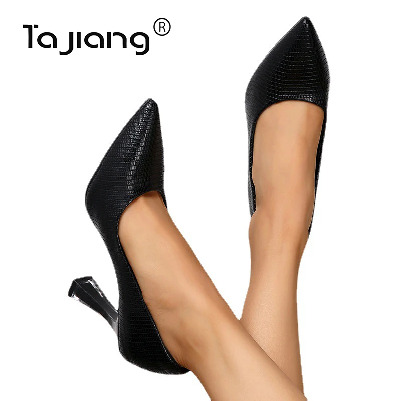 

Ta Jiang Fashion New European and American Pointed High Heels Sexy Stiletto Heel Pumps Women's Shoes Zaptos Mujer Italian Shoes