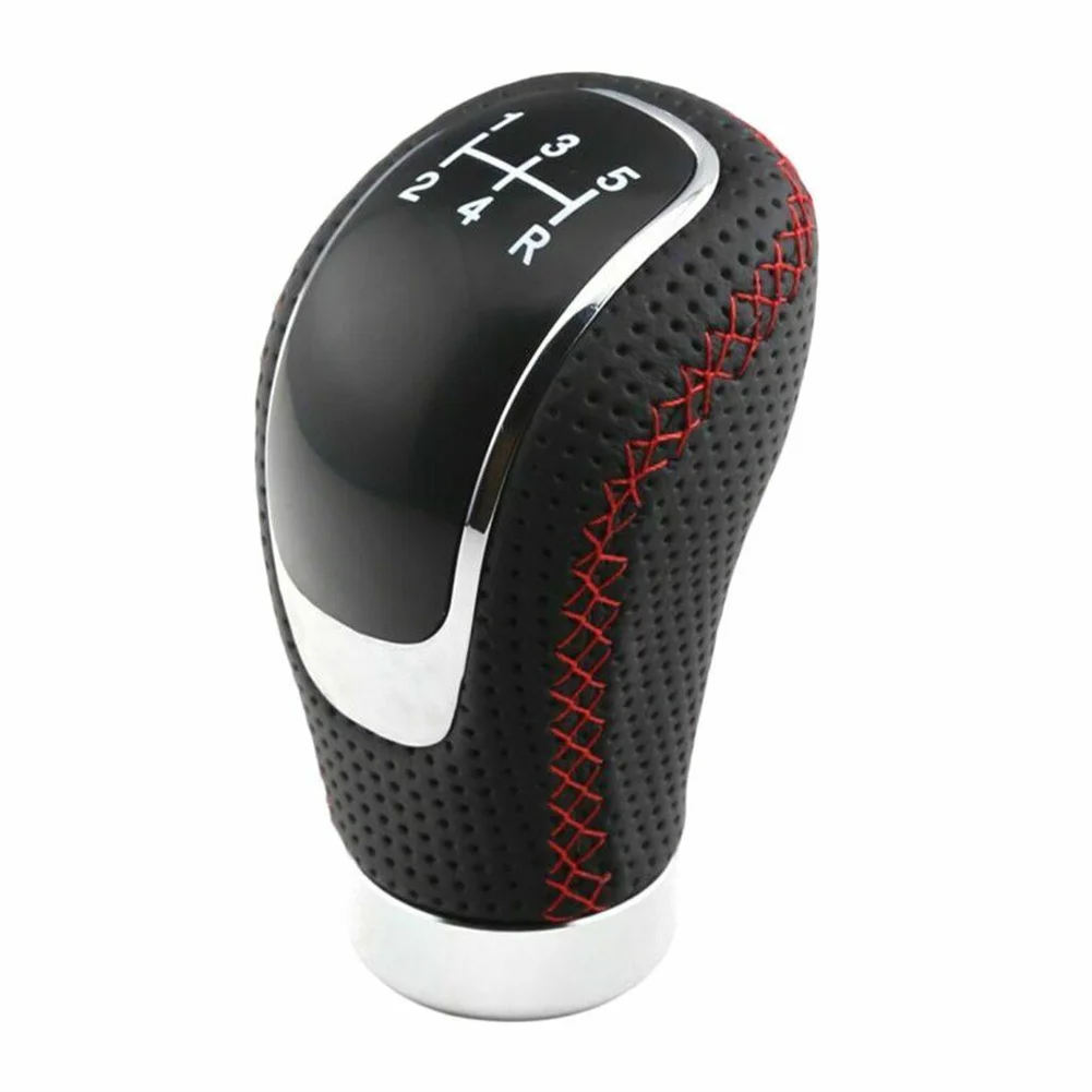 

Gear Shift Head Gear Shifter Knob Shifter Lever Stitching Universal With Hole