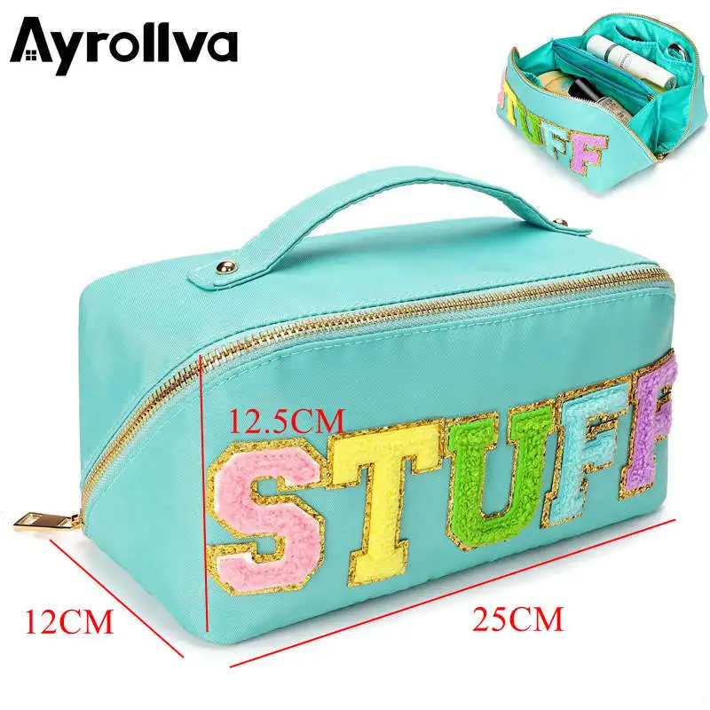 

AyrollVa дорожные сумки для туалетных принадлежностей для женщин, Модная Портативная косметическая сумка для хранения макияжа, сумки Kawaii для д...