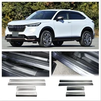 for honda hr v hrv vezel 2022 accessories door sill scuff plate cover trim exterior door sill inside scuff plate car styling