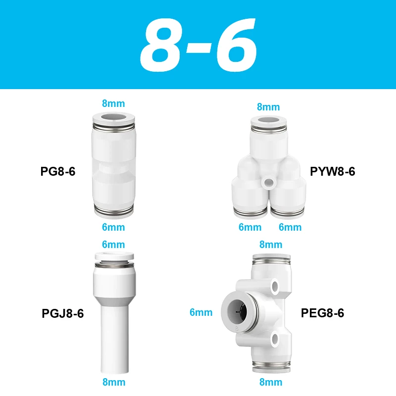

Фитинги для пневматических шлангов, фитинги высокого давления, соединитель для труб PEG PYW PG PGJ, различный диаметр